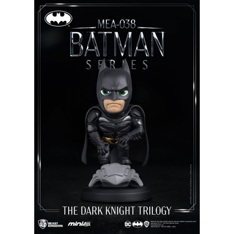 DC COMICS MEA-038 MINI EGG ATTACK THE DARK KNIGHT TRILOGY BATMAN MINI FIGURE BEAST KINGDOM