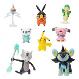 JAZWARES POKEMON BATTLE FIGURE MULTI-PACK BATTLE READY 8X MINIFIGUREs