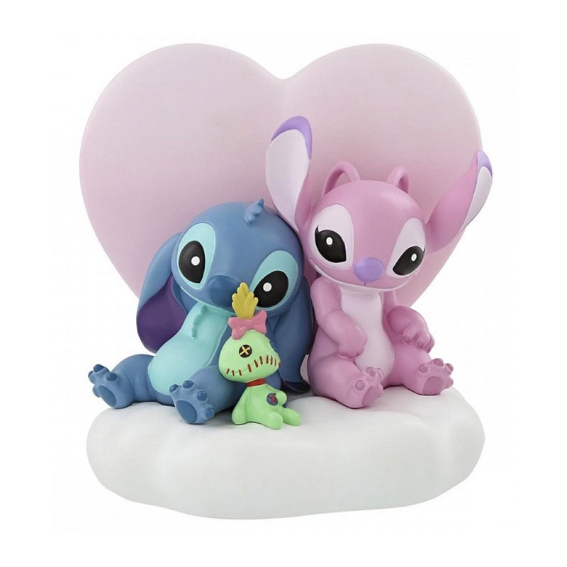 LILO AND STITCH - STITCH AND ANGEL SCENE LIGHT LAMPADA DISNEY