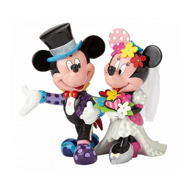 MICKEY E MINNIE SPOSI STATUA FIGURE ENESCO