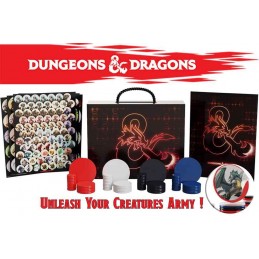 DUNGEONS AND DRAGONS CAMPAIGN CASE CREATURES SET PEDINE WIZARDS OF THE COAST