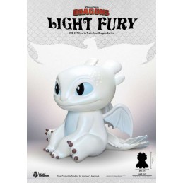 HOW TO TRAIN YOUR DRAGON LIGHT FURY VINYL BANK STATUA FIGURE SALVADANAIO BEAST KINGDOM