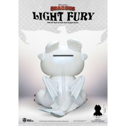 HOW TO TRAIN YOUR DRAGON LIGHT FURY VINYL BANK STATUA FIGURE SALVADANAIO BEAST KINGDOM