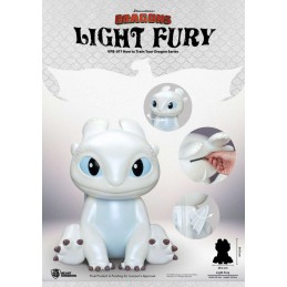 HOW TO TRAIN YOUR DRAGON LIGHT FURY VINYL BANK STATUA FIGURE SALVADANAIO BEAST KINGDOM