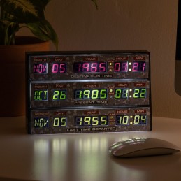 RITORNO AL FUTURO TIME CIRCUITS 3D LIGHT REPLICA LAMPADA NUMSKULL