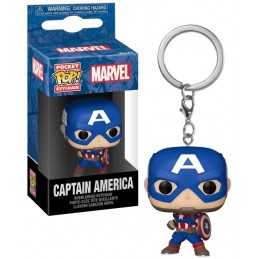 FUNKO MARVEL POCKET POP! CAPTAIN AMERICA KEYCHAIN