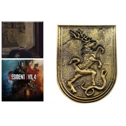 FANATTIK RESIDENT EVIL 4 SALAZAR FAMILY INSIGNIA MEDALLION METAL REPLICA