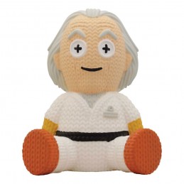 RITORNO AL FUTURO DR. EMMETT BROWN KNIT SERIES COLLECTIBLE VINYL FIGURE HANDMADE BY ROBOTS