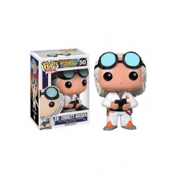 FUNKO POP! BACK TO THE FUTURE DR. EMMETT BROWN 50 BOBBLE HEAD KNOCKER FIGURE FUNKO