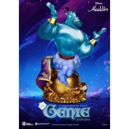 DISNEY ALADDIN GENIE MASTER CRAFT STATUA RESINA FIGURE BEAST KINGDOM