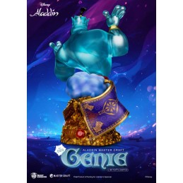 DISNEY ALADDIN GENIE MASTER CRAFT STATUA RESINA FIGURE BEAST KINGDOM