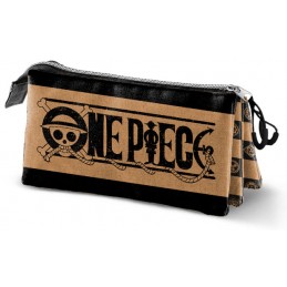 ONE PIECE LOGO ASTUCCIO TRIPLO KARACTERMANIA