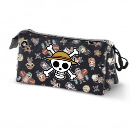 ONE PIECE CHARACTERS SKULL ASTUCCIO TRIPLO KARACTERMANIA