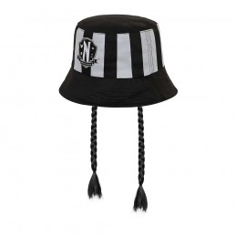 WEDNESDAY NEVERMORE MERCOLEDI ADDAMS CAPPELLO BIMBO CON TRECCINE KARACTERMANIA