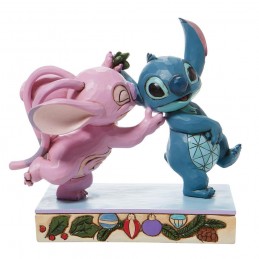 LILO AND STITCH ANGEL E STITCH SOTTO IL VISCHIO STATUA FIGURE ENESCO