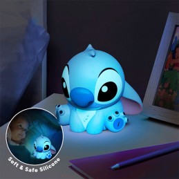 DISNEY STITCH SILICONE LIGHT LAMPADA 15CM PALADONE PRODUCTS