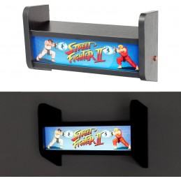 STREET FIGHTER II RETRO ARCADE LIGHT LAMPADA DA MURO GRUPO ERIK