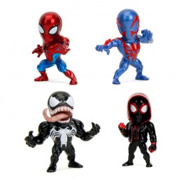 MARVEL SPIDER-MAN NANO METALFIGS 4-PACK WAVE 1 MINI FIGURE JADA TOYS