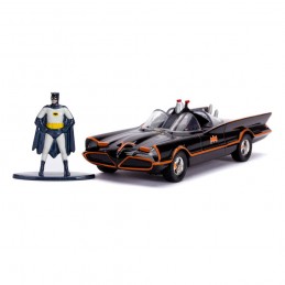 BATMAN TV SERIES 1966 BATMOBILE DIE CAST 1/32 MODEL + BATMAN JADA TOYS