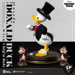 BEAST KINGDOM TUXEDO DONALD DUCK AND CHIP & DALE MASTER CRAFT PLATINUM VER. STATUE 40CM RESIN FIGURE