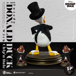 TUXEDO DONALD DUCK AND CHIP & DALE MASTER CRAFT PLATINUM VER. STATUA 40CM RESIN FIGURE BEAST KINGDOM