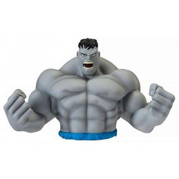 MARVEL COMICS GREY HULK BUST BANK SALVADANAIO MONOGRAM