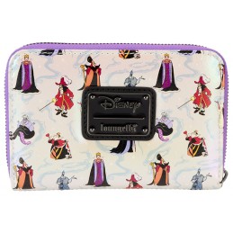 LOUNGEFLY DISNEY VILLAINS IRIDESCENT WOMAN ZIP WALLET