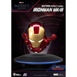 MARVEL THE INFINITY SAGA IRON MAN MARK 3 FLOATING FIGURE STATUA BEAST KINGDOM