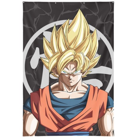 DRAGON BALL Z GOKU SUPER SAIYAN WALL DECOR 125X85CM