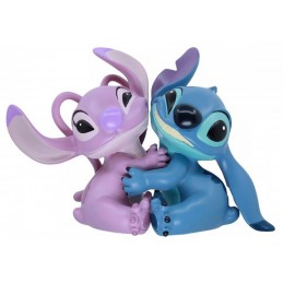 DISNEY STITCH AND ANGEL BOOKEND FERMALIBRI FIGURE ENESCO