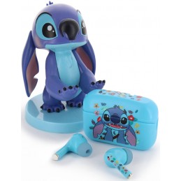 DISNEY STITCH EAR BUDS E CABLE GUY FIGURE BUNDLE EXQUISITE GAMING