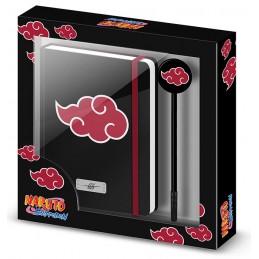 NARUTO SHIPPUDEN AKATSUKI DIARIO E PENNA SET KARACTERMANIA