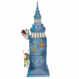 DISNEY TRADITIONS PETER PAN BIG BEN OROLOGIO STATUA RESIN FIGURE ENESCO