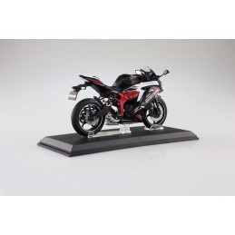 AOSHIMA KAWASAKI NINJA ZX-25R SPARK BLACK X STARDUST WHITE DIECAST BIKE SERIES 1/12 MODEL