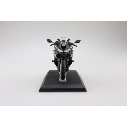 AOSHIMA KAWASAKI NINJA ZX-25R SPARK BLACK X STARDUST WHITE DIECAST BIKE SERIES 1/12 MODEL