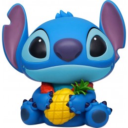 LILO AND STITCH WITH PINEAPPLE MONEY BANK SALVADANAIO FIGURE MONOGRAM