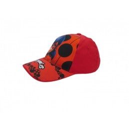 CAPPELLO BASEBALL CAP MIRACULOUS LADYBUG ROSSO