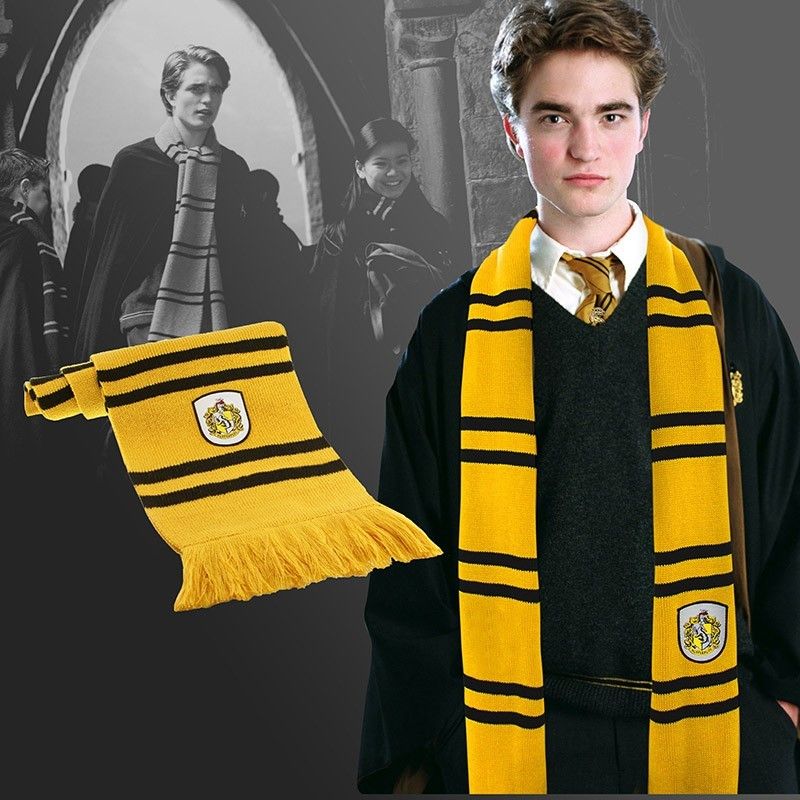 HARRY POTTER HUFFLEPUFF SCARF SCIARPA TASSOROSSO CINEREPLICAS