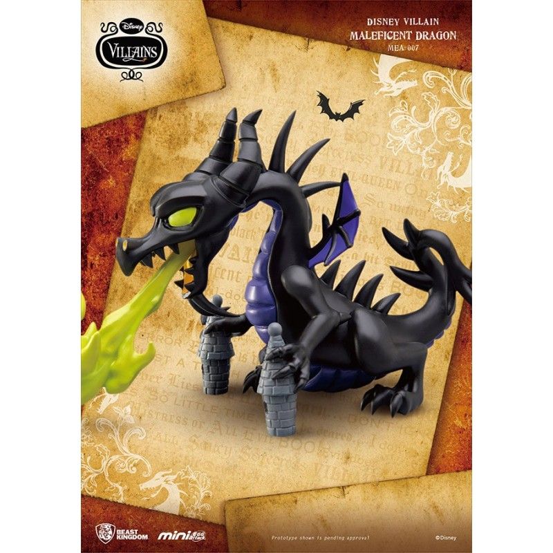 DISNEY VILLAINS - MALEFICENT DRAGON MINI EGG ATTACK FIGURE 9 CM BEAST KINGDOM