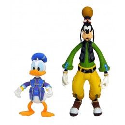 DIAMOND SELECT KINGDOM HEARTS 3 SELECT - GOOFY AND DONALD 2-PACK ACTION FIGURE