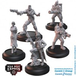 WARCRADLE STUDIOS WILD WEST EXODUS FATHER OF THE ENLIGHTENED STARTER SET RESIN MINIATURES