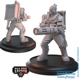 WARCRADLE STUDIOS WILD WEST EXODUS FATHER OF THE ENLIGHTENED STARTER SET RESIN MINIATURES