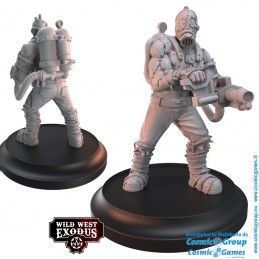 WARCRADLE STUDIOS WILD WEST EXODUS FATHER OF THE ENLIGHTENED STARTER SET RESIN MINIATURES