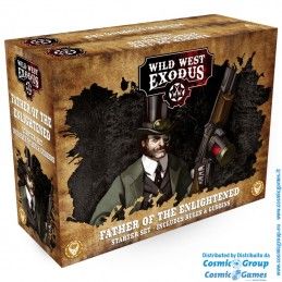 WARCRADLE STUDIOS WILD WEST EXODUS FATHER OF THE ENLIGHTENED STARTER SET RESIN MINIATURES