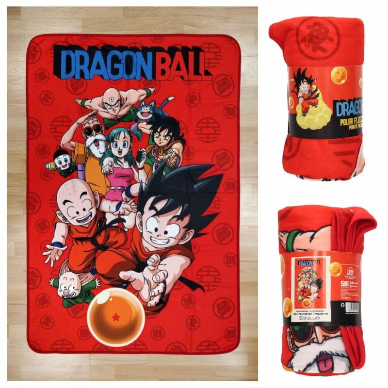 DRAGON BALL Z CHARACTERS POLAR BLANKET COPERTA PLAID 100 X 150CM SD TOYS