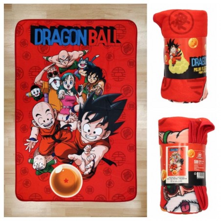 DRAGON BALL Z CHARACTERS POLAR BLANKET COPERTA PLAID 100 X 150CM