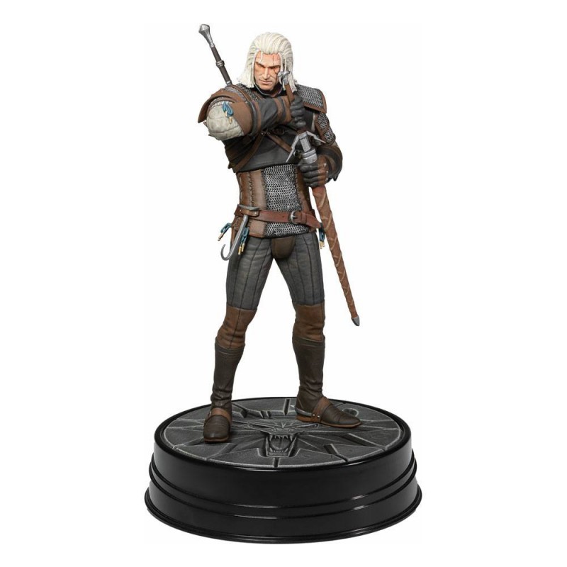 THE WITCHER 3 WILD HUNT - GERALT HEART OF STONE STATUE FIGURE DARK HORSE