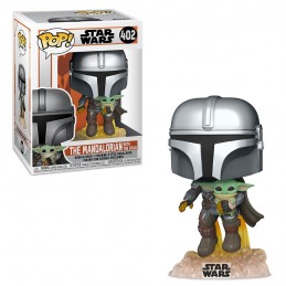 FUNKO POP! STAR WARS THE MANDALORIAN WITH THE CHILD BOBBLE HEAD KNOCKER FIGURE FUNKO