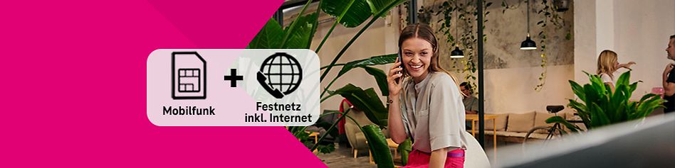 Kombipaket Mobilfunk und Festnetz inkl. Internet