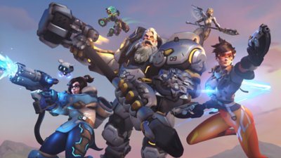 Overwatch 2 screenshot showing characters posing